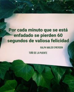 Por cada minuto que se está enfadado se pierden 60 segundos de valiosa felicidad